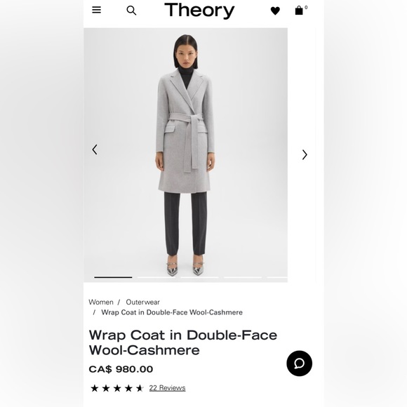 Theory Wool Coat - Picture 5 of 8